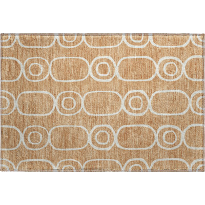 Premium Machine Washable Mayfield AMF2344 Geometric Rug