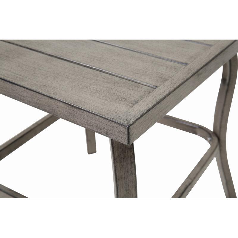 Table d'appoint / table basse en métal peint, table en fer robuste avec finition thermolaquée, utilisation à l'extérieur