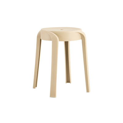 6 Pack Plastic Stackable Seats, Beige, And To Damage Colorful Chairs, 330lb Load-bearing, 11.8" Product Depth, Versatile Options