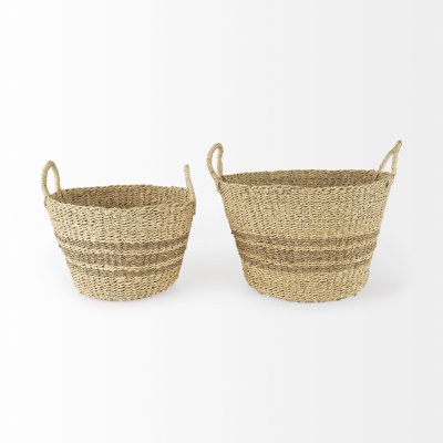 Ensemble de 2 paniers en ruppie maritime