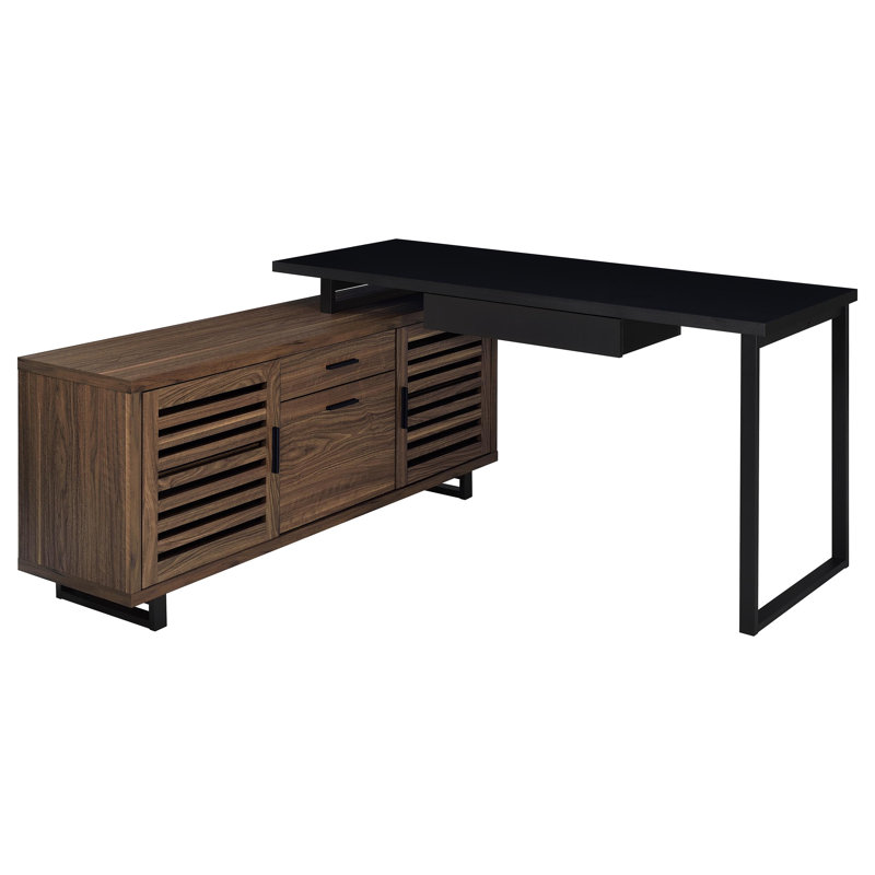 Bureau d'ordinateur en L Demartino