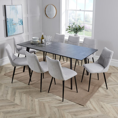 Caspar 8 - Person Extendable Dining Set