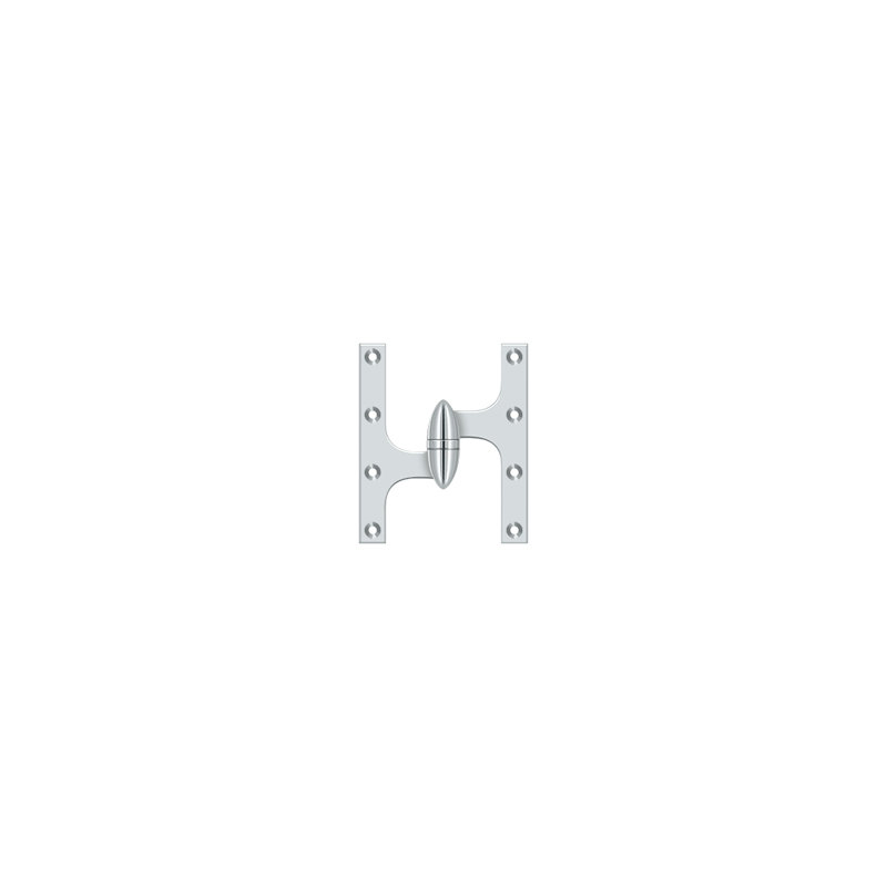 Hinge, Polished Chrome, Left Hand