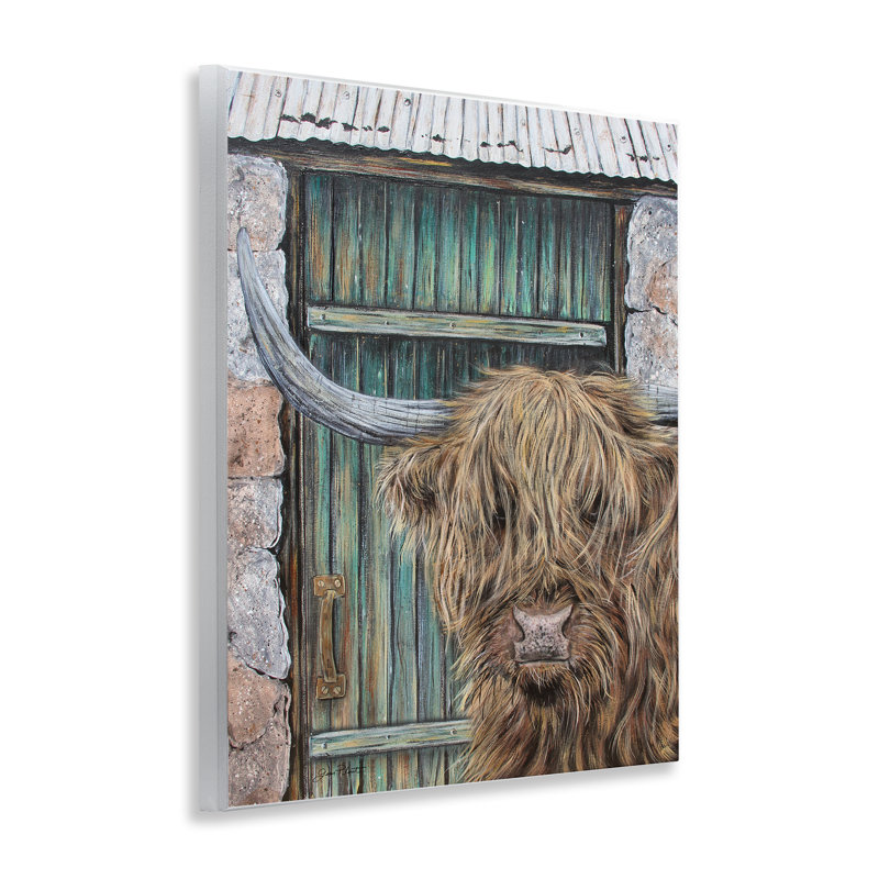 Plaque murale «Highland Cow» par Jean Plout