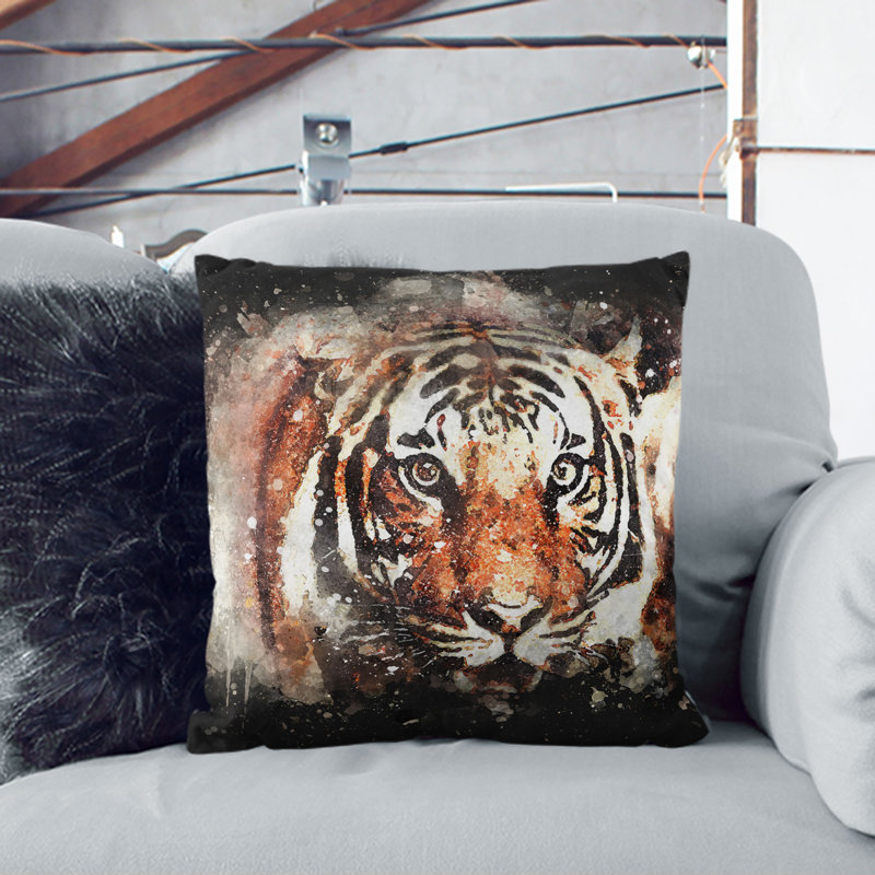 Square Throw Cushion, 55cm H x 55cm W x 20cm D