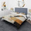 Ensemble de housse de couette gris et or Sunset Collage VI - Abstract Collages-101240539
