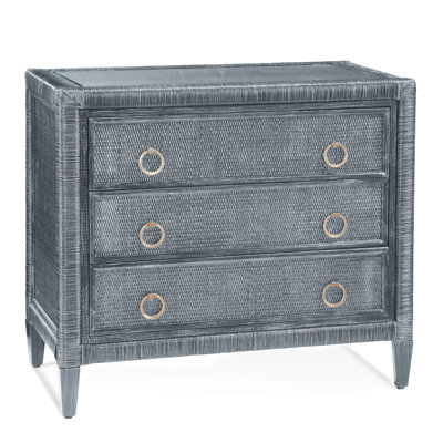Warwick 3-Drawer Wicker Chest