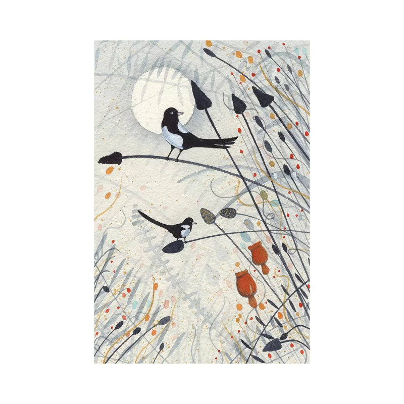 Two For Joy by Michelle Campbell - Wrapped Canvas Gallery-Wrapped Canvas Giclée, 20.32 cm H x 30.48 cm W