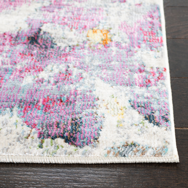 Tapis floral Maeser 300 Performance, Tapis de couloir 2 pi 2 po x 13 pi
