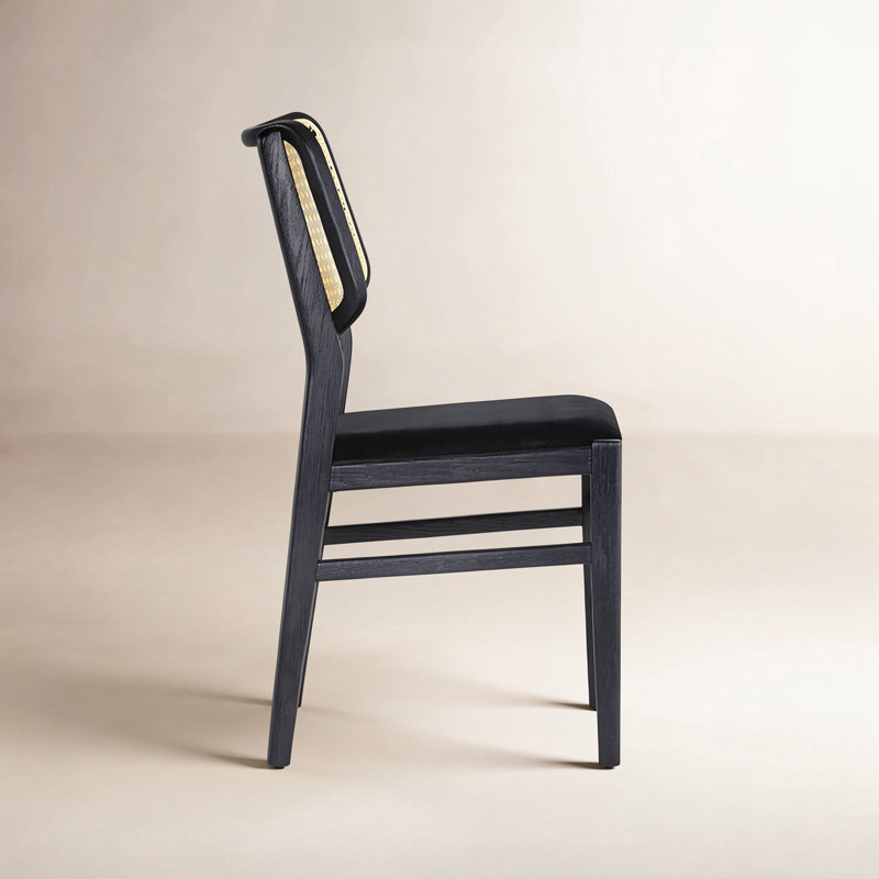 Chaise d'appoint noire Padulsky