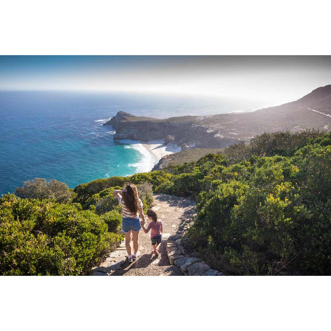 Mutter und Tochter am Cape Point - Leinwandbild