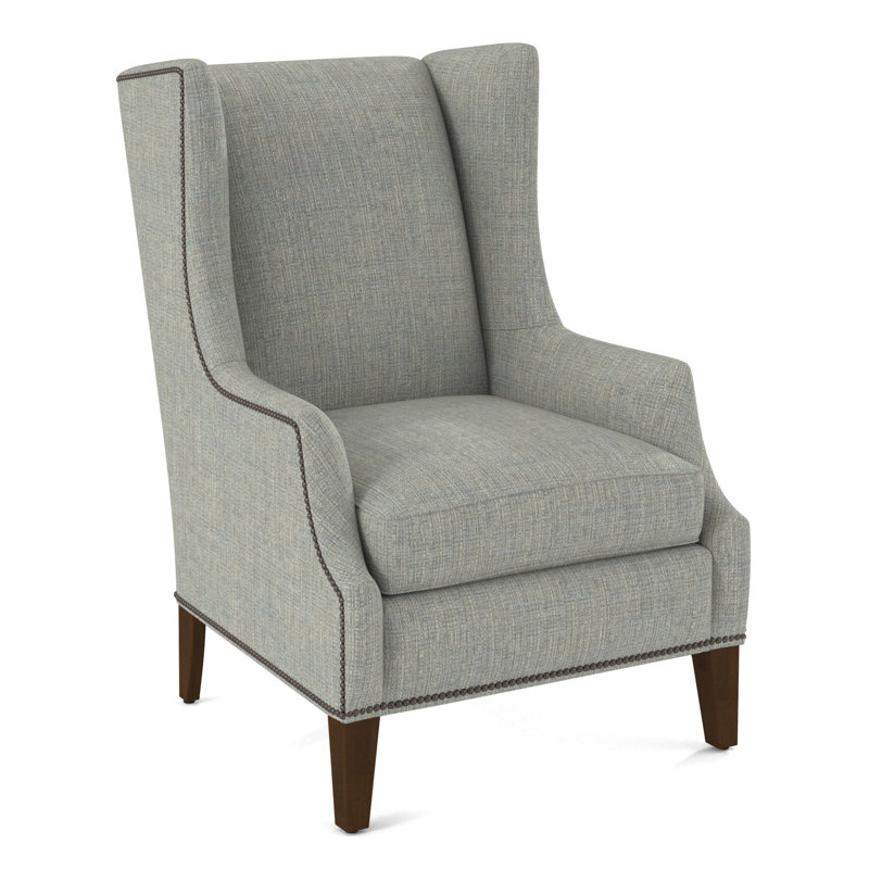 Wingback Chair, Applause Choco Suisse, Pecan