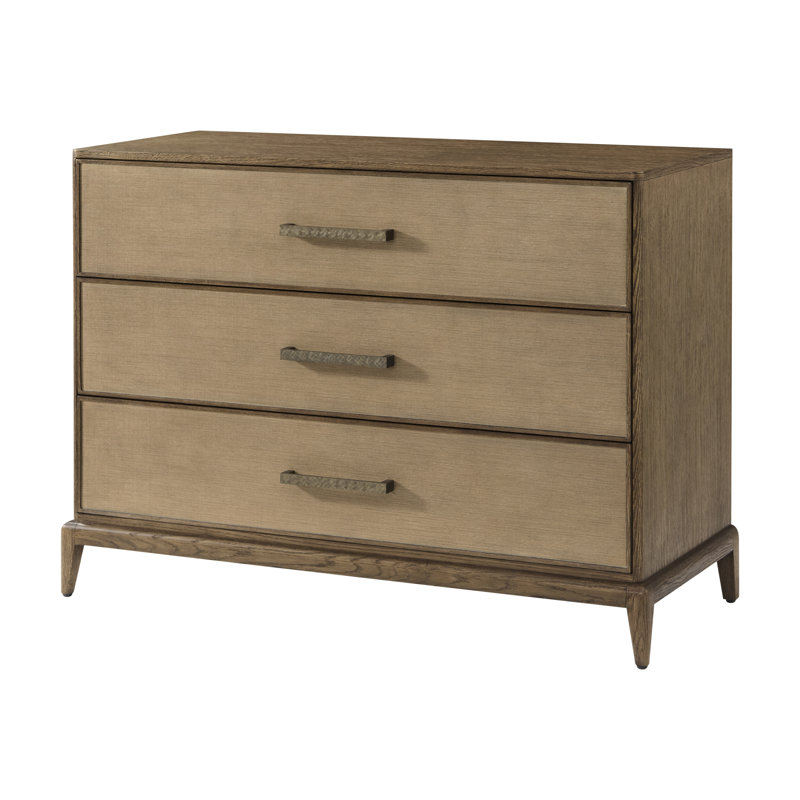 Mizner Bachelor's Chest with Wallpaper, Tobacco