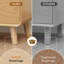 Commode de chambre Angela avec 6 tiroirs, commode moderne en bois naturel, l 47,2 po x P 15,8 po x H 30,7 po-710412525