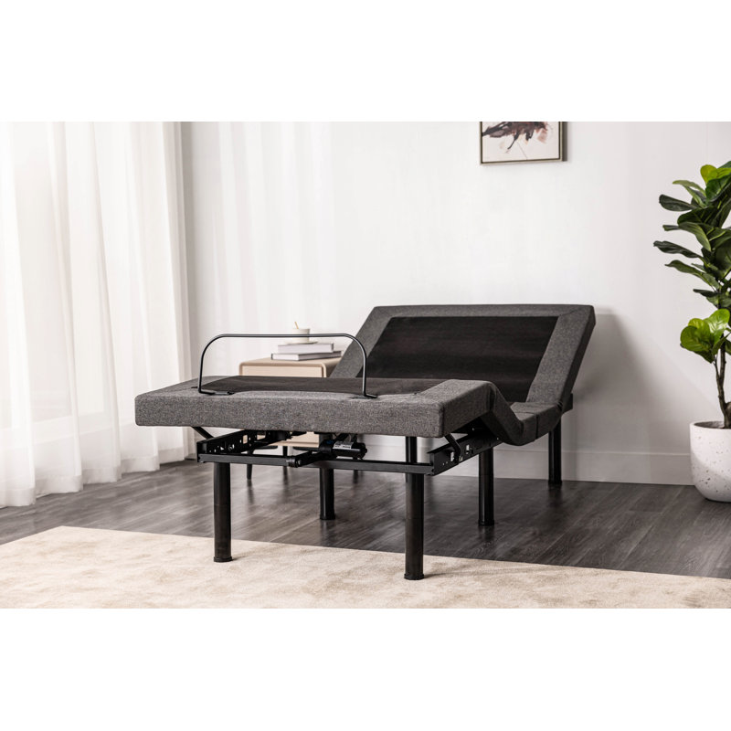 Lit réglable 14 "à gravité zéro avec télécommande sans fil, USB, positions préréglées, Lit double