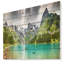 Mountain Lake Panorama - impression d'art graphique-35121720-35121722