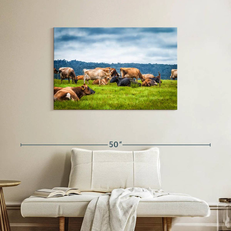 Brampt Cow Gathering, 26" H x 39" W