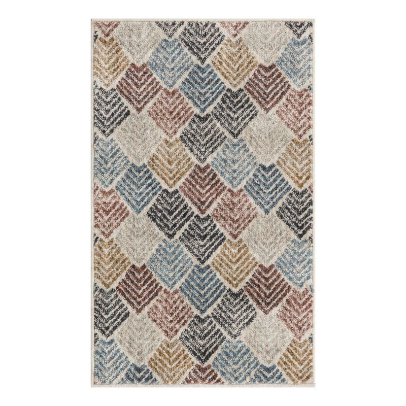 Jera Geometric Indoor Rug, Rectangle 2' x 3'