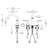 6.33" Widespread Transitional Bathroom Sink Faucet 3 Hole, 2-Handle Bathroom Faucet With Drain Assembly And Supply Lines-128890556