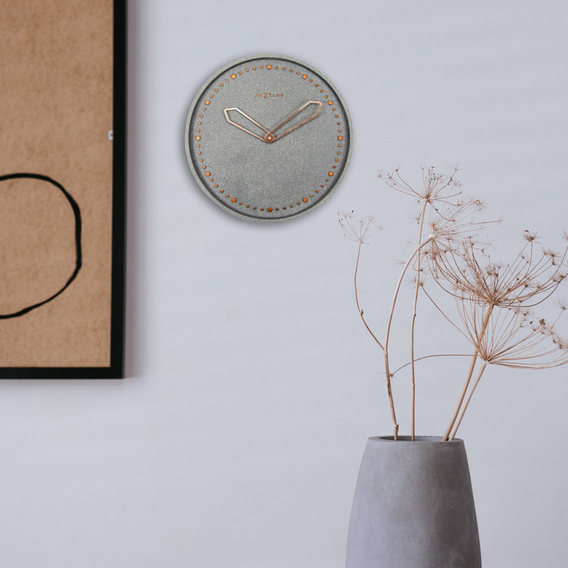 Wall Clock, Grey