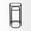 Eboni Glass End Table