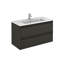 Ensemble de meuble-lavabo simple 40 "avec miroir Ambra-51260093