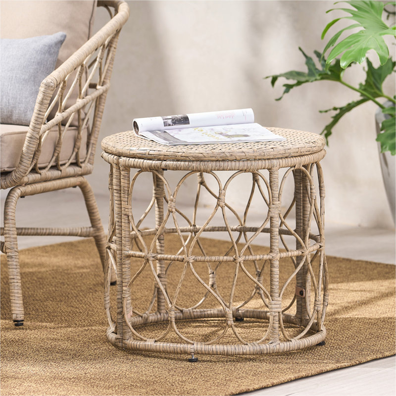 Table d'appoint Bruce, Brun