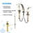 Vaughn Widespread Bathroom Faucet with Drain Assembly-33097791