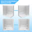 60" W x 36" D Rectangle Shower Base with Stainless Steel Linear Drain, Single & Double Threshold Reversible Installation, Anti-Slip Acrylic Shower Pan with Detachable Aluminum Flanges, cUPC Certified,Marble White-101771220