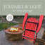 Chaise d'appoint en bois pliable Adirondack Merry Garden Northbeam-41811844
