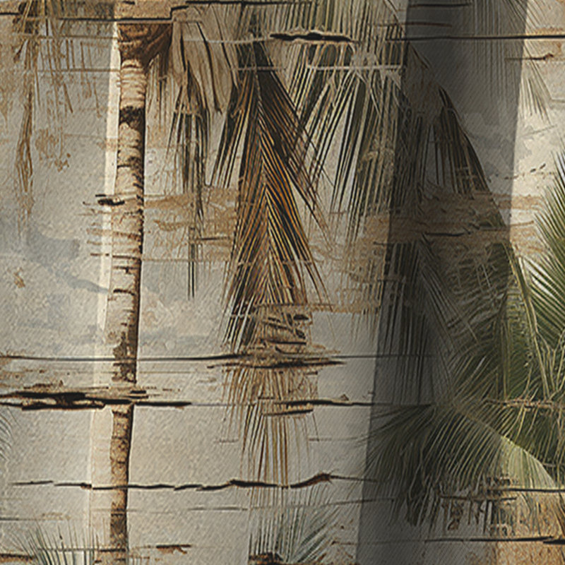 Toile flottante motif tropical - Rideau floral - Rideau occultant floral - 1 panneau, L 52 po x L 84 po