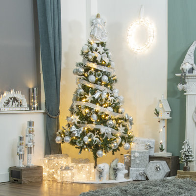 Lighted Artificial Fir Christmas Tree