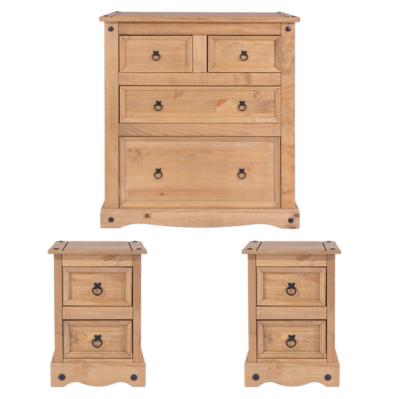 Solid Wood Piece Bedroom Set