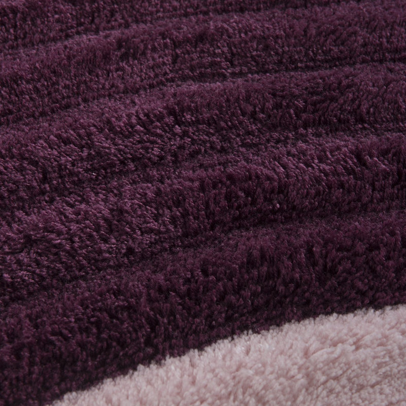 Ensemble de tapis pour salle de bain 3 pièces Lotti, Mauve