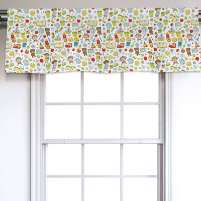 Sateen Ruffled Window Valance