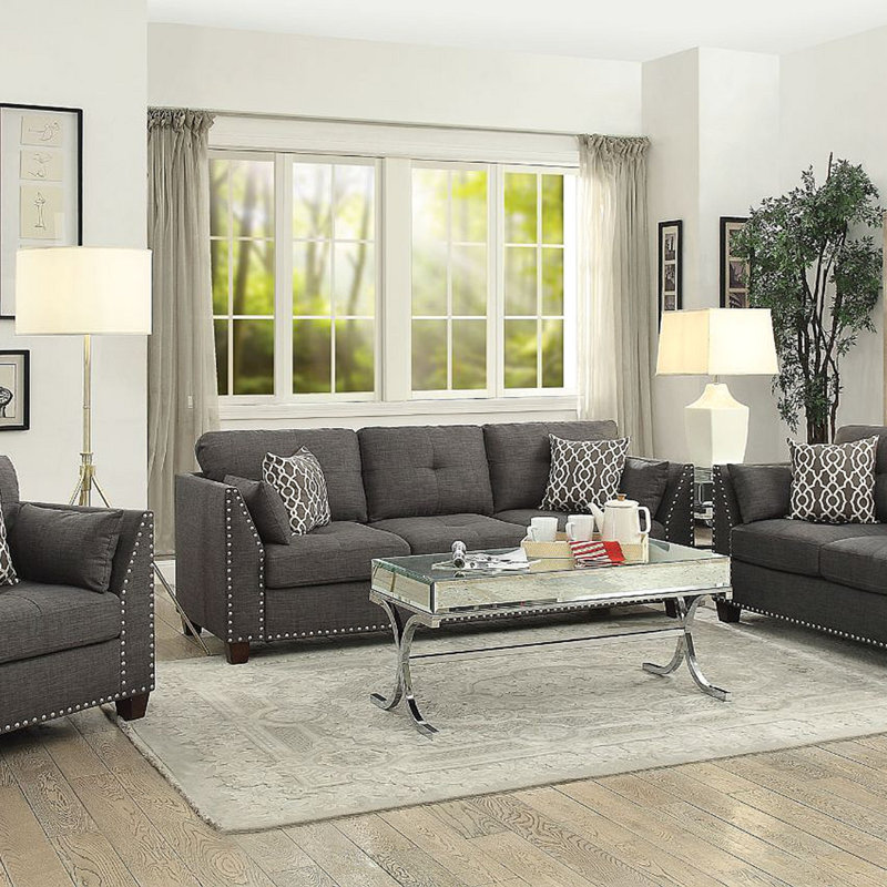 Fauteuil capitonné de 38,09 po Canya