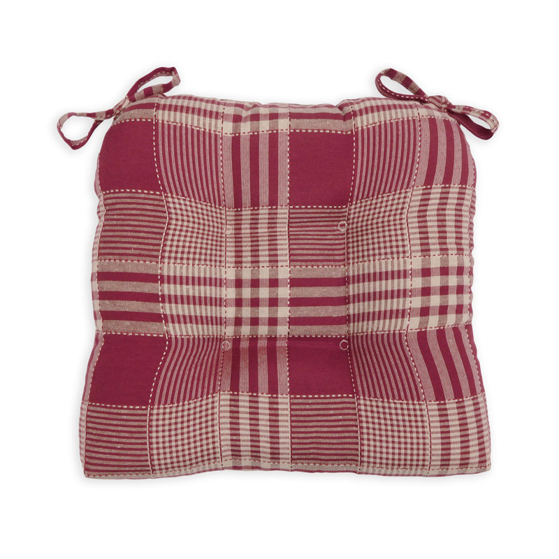 Outdoor 3'' Dining Chair Chair Pad, Brick Red