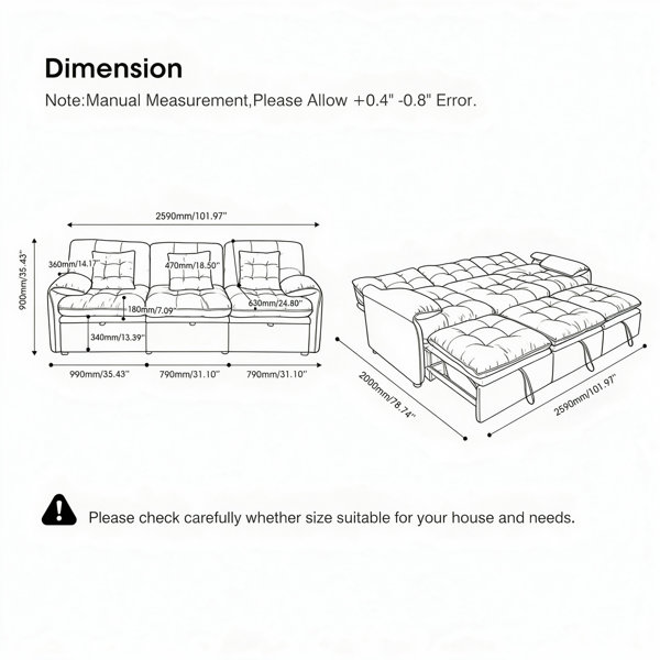 Dimensions du produit