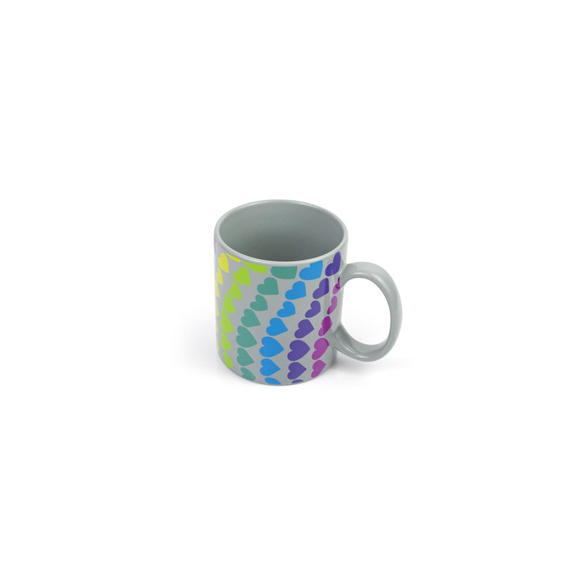 Tasse à café «We Are In This Together Rainbow Window Hearts» en céramique | 16 onces