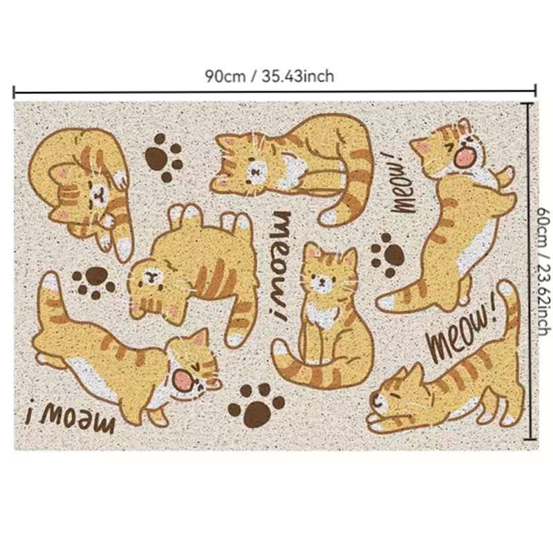 Tapis de litière en plastique, H 0,3 po x l 35,43 po x P 23,62 po