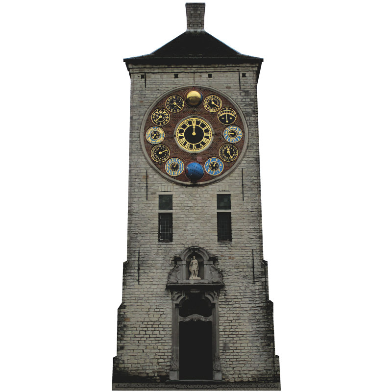 Zimmer Clock Tower Cardboard Standup