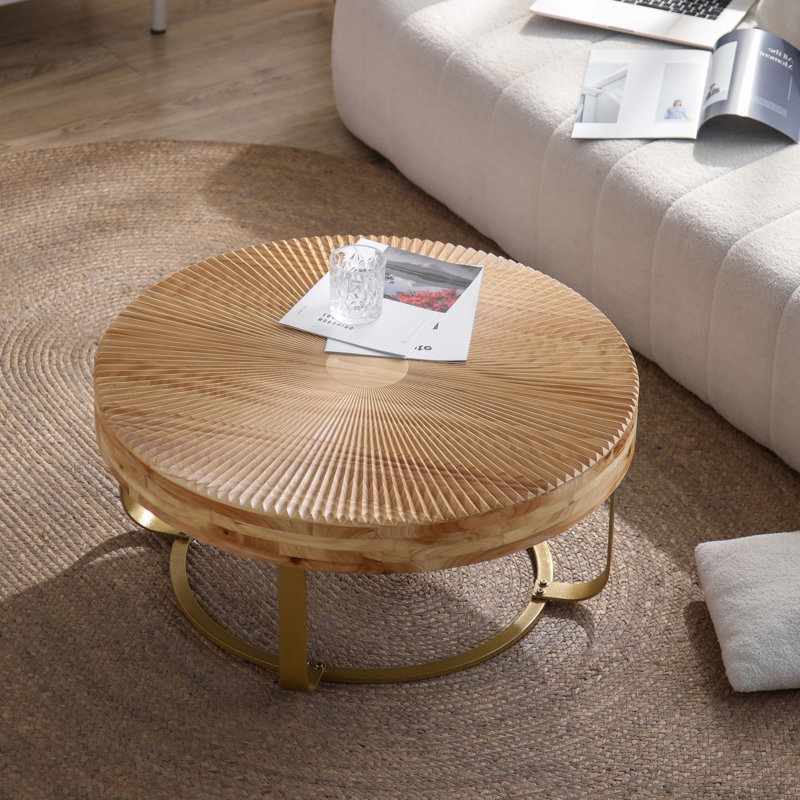 Table basse moderne, Doré