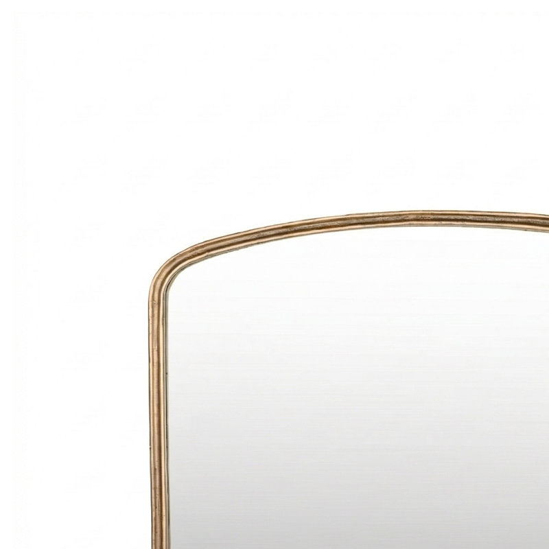 Med. Miroir en fonte d'aluminium