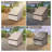 Patio Chair Cover 2pcs/set-98236697