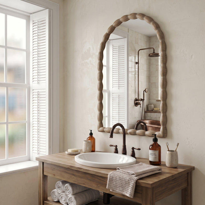 Miroir mural 36 po x 24 po, 36 po x 24 po, Weathered Natural, Arche