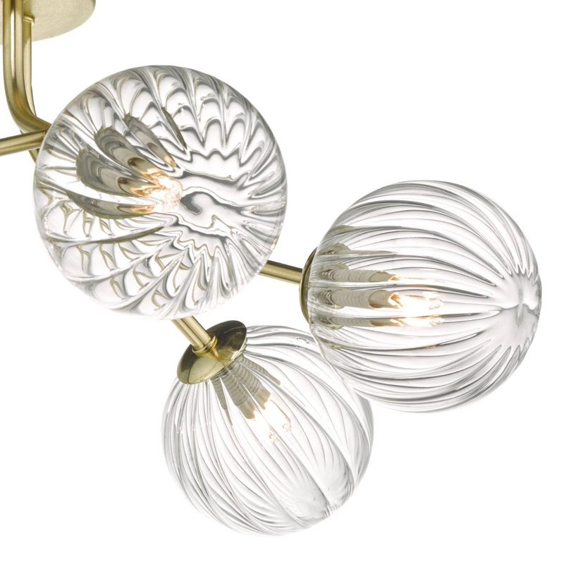 Giselle Glass Semi Flush Mount