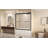 Tempered Glass With Explosion Proof Film,Aluminum Frame Double Sliding Shower Door,Stainless Steel Handle-112539496
