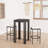 Ofrath Square 2 - Person Bar Height Dining Set with Cushions-1560753700