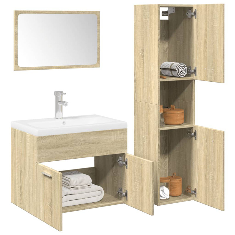 30-2 Bathroom Suite, Sonoma oak