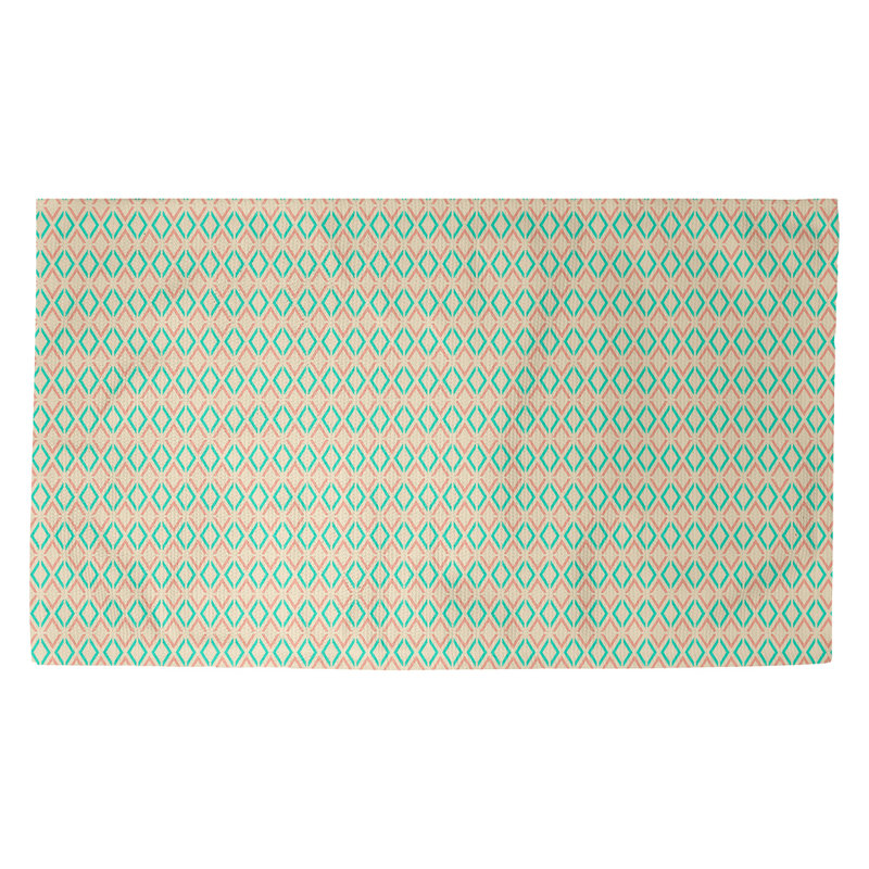 Tapis d’intérieur pour porte arrow diamants Avicia, Rectangle 3 pi 3 po x 5 pi 3 po
